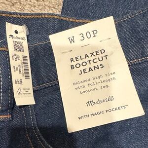 Madewell relaxed bootcut Jean